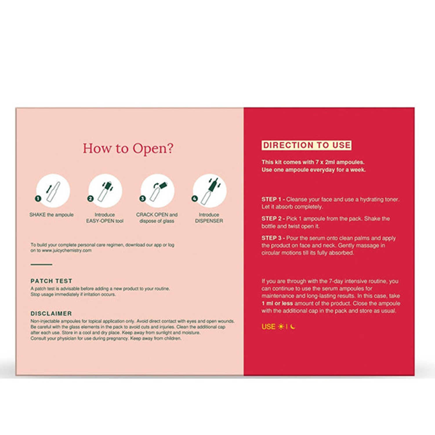 Juicy Chemistry Pre-Biotic Ferment Barrier Repair Serum 7 X 2ml - 1 Box