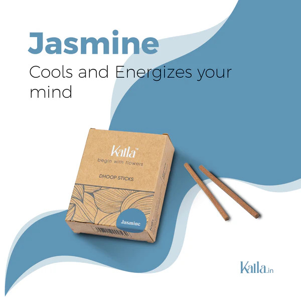 Kalla Jasmine Dhoop Sticks 40u - 100 Gm