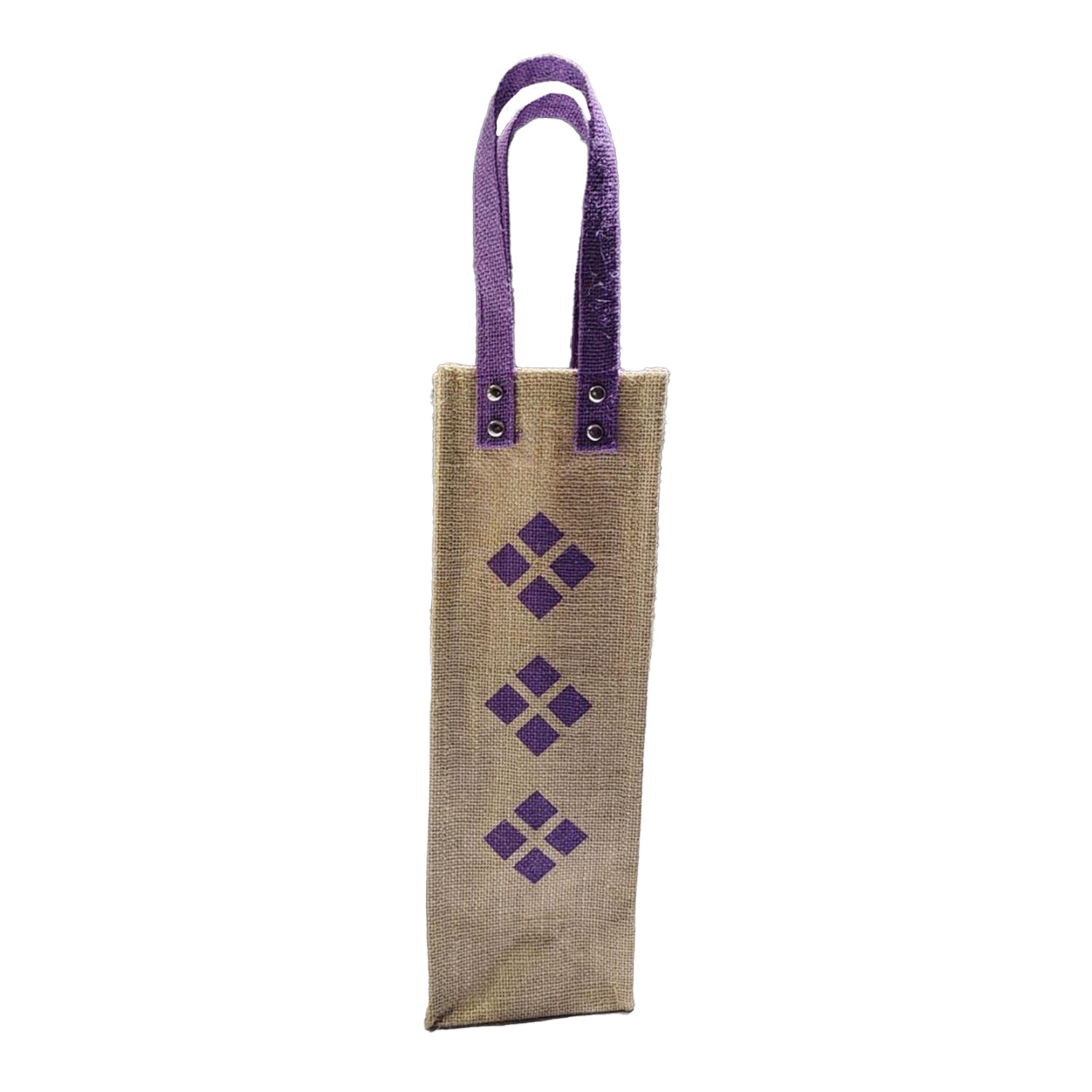 Jute Water Bottle Bag Four Square Mattle Screw - 1 U