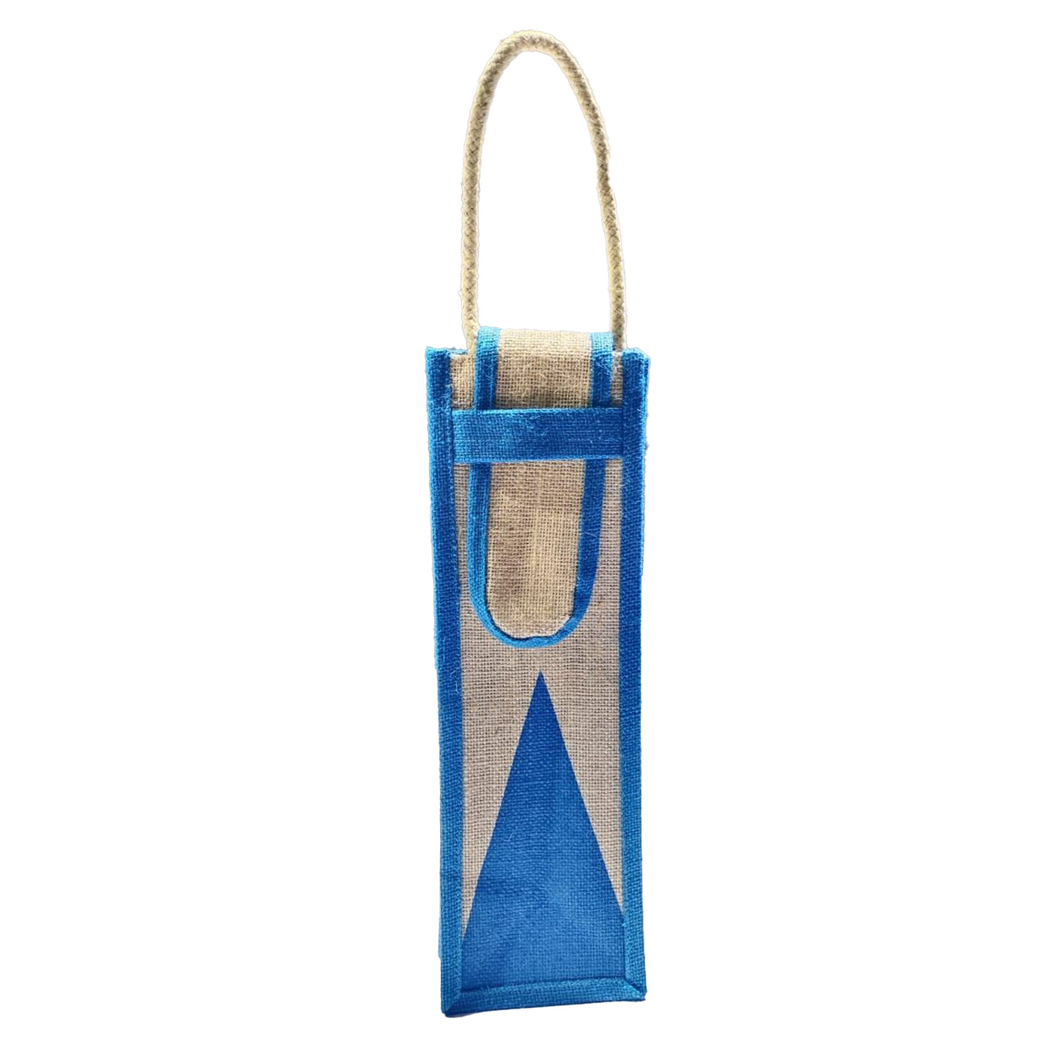 Jute Water Bottle Bag Inside Flap Closer - 1 U