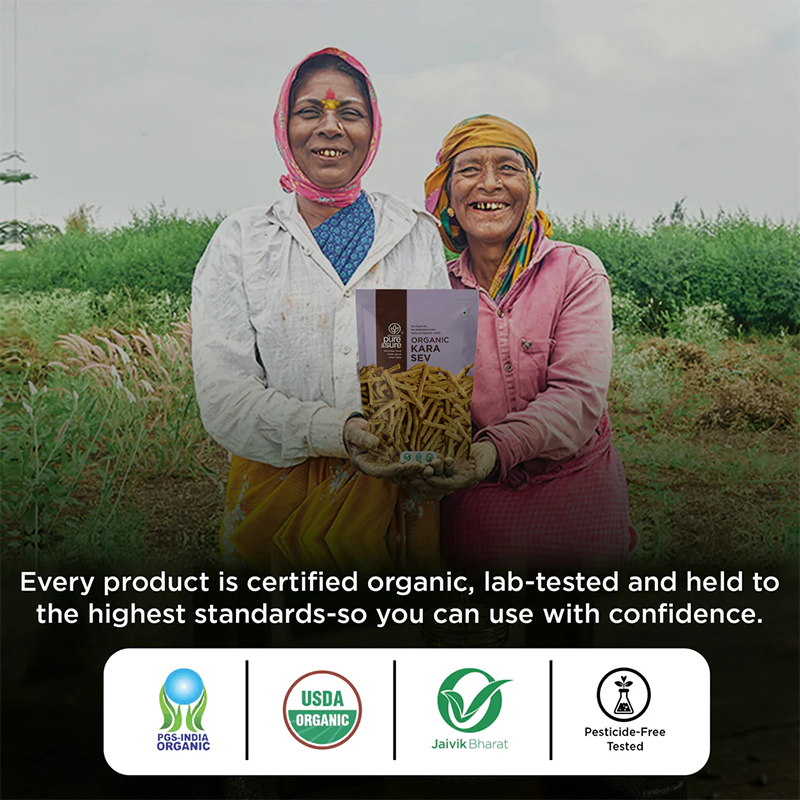 Pure  Sure Organic Kara Sev - 100 Gm