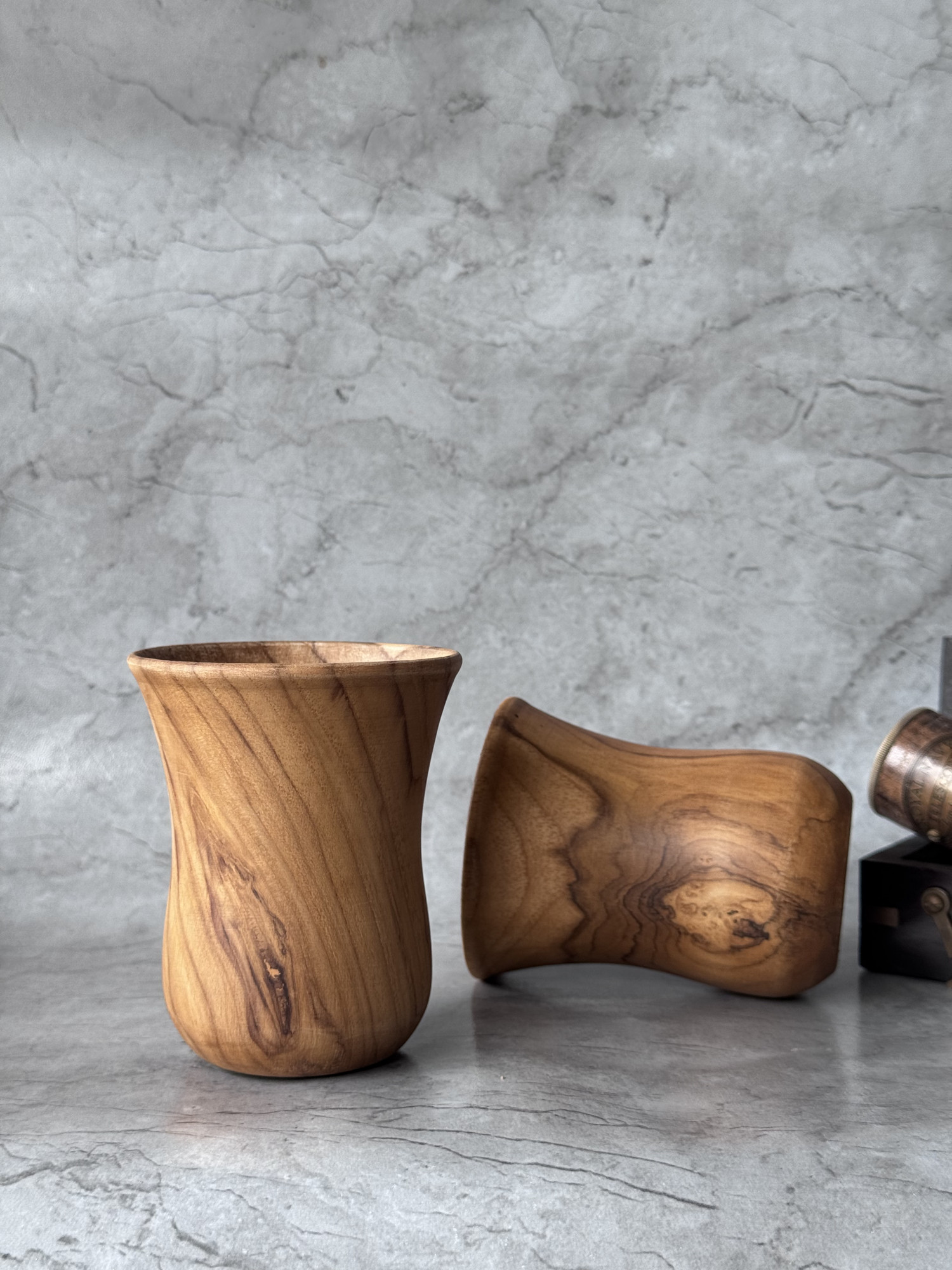 TEAK WOOD KASUMBAL GLASS - 1 U
