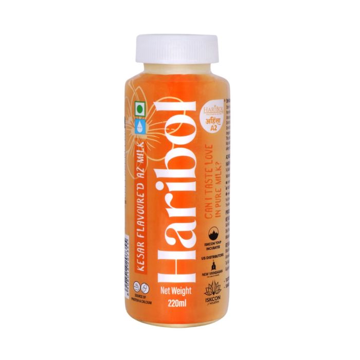 Hari Bol A2 Flavoured Milk Kesar - 220 Ml
