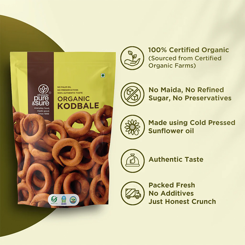 Pure Sure Organic Kodbale - 120 Gm