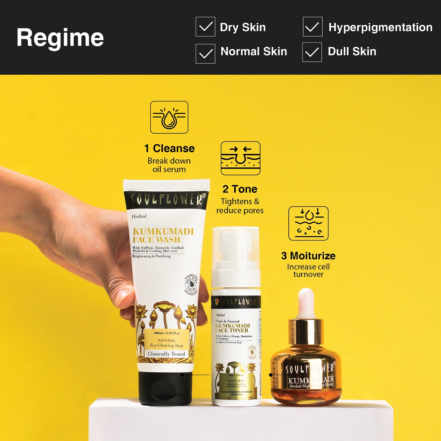 Soulflower Kumkumadi Face Wash 100ml