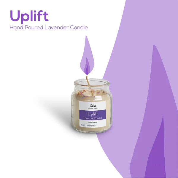 Kalla Lavender Fragrant Jar Candle 125 Ml - 1u