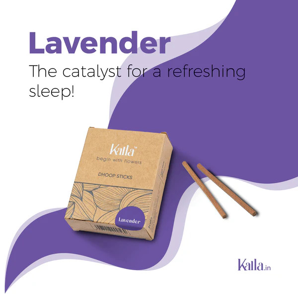 Kalla Lavender Dhoop Sticks 40u - 100 Gm
