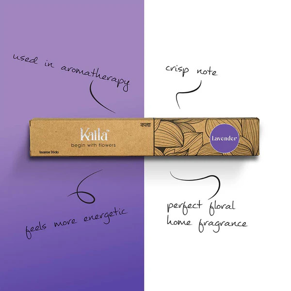 Kalla Lavender Agarbatti 40u - 70 Gm