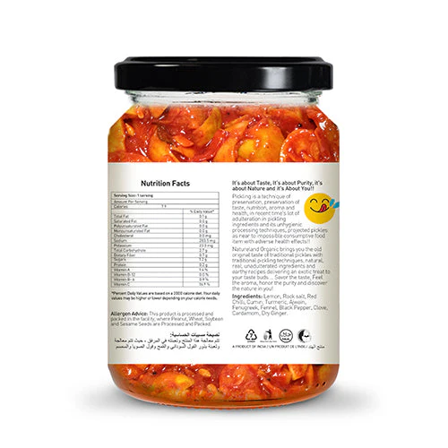 Natureland Lemon Pickle - 350 Gm