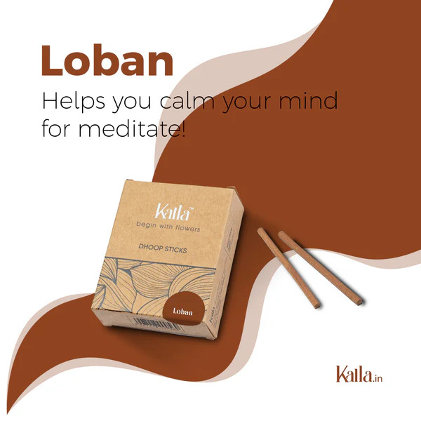 Kalla Loban Dhoop Sticks 40u - 100 Gm