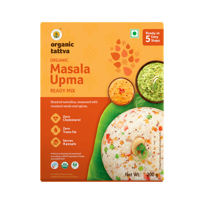 Organic Masala Upma Ready Mix - 200 Gm