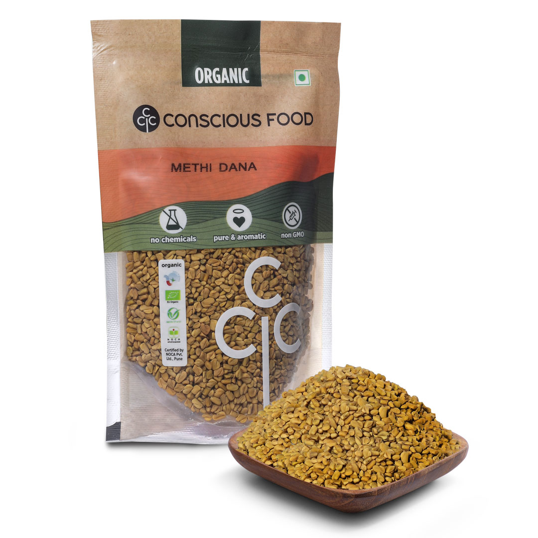 Conscious Food Fenugreek Seeds - 100 GM