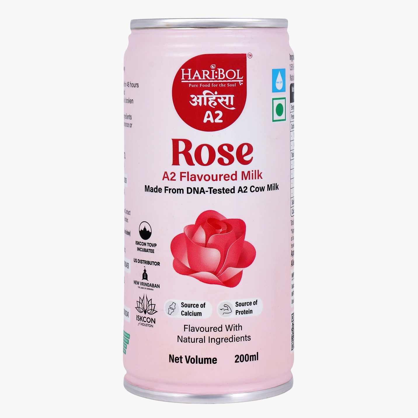 Hari Bol A2 Flavoured Milk Rose - 200 Ml