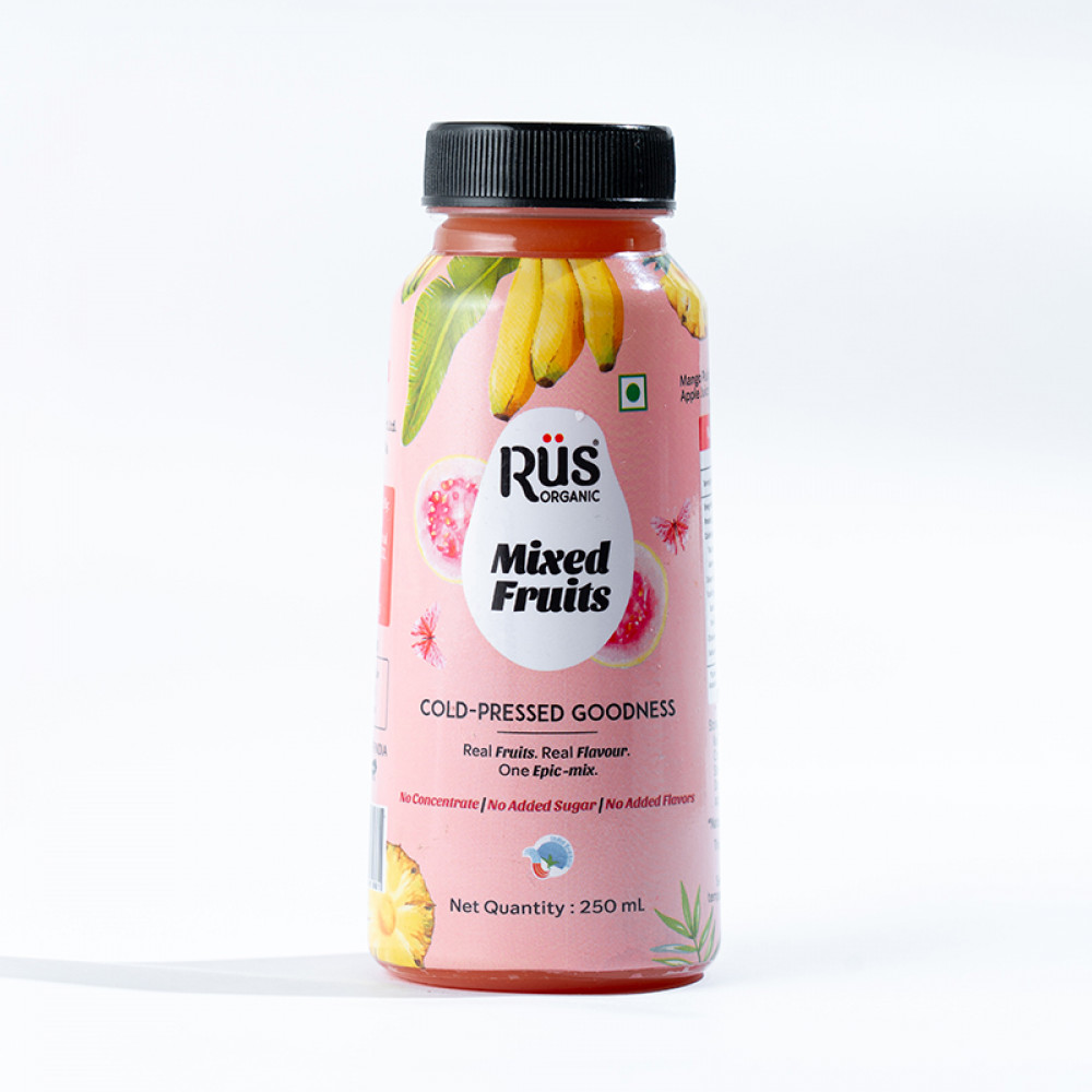 Image of Rus Organic Mixed Fruit Juice - 250 ML