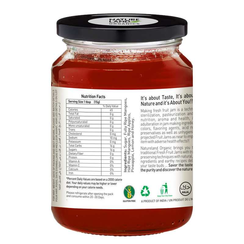Natureland Mix Fruit Jam - 250 Gm