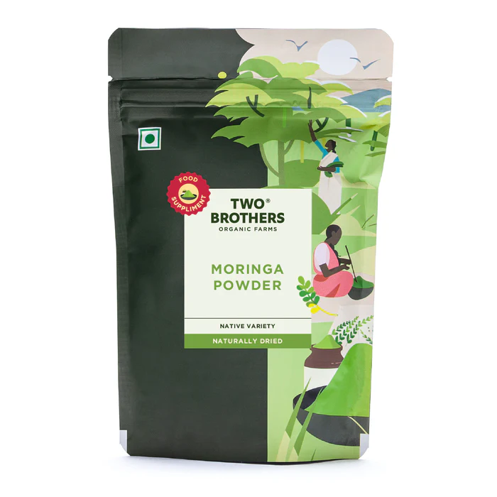 Two Brothers Moringa Powder Chemical-Free Lab-Tested - 100 GM