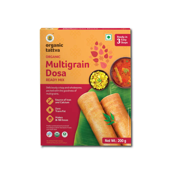 Organic Multigrain Dosa Ready Mix - 200 Gm