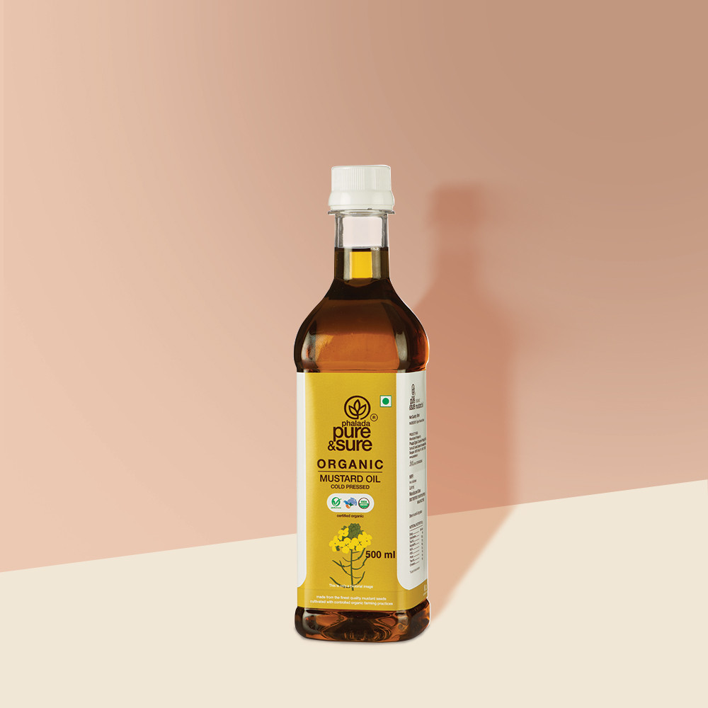 Pure Sure Organic Mustard Oil - 500 Ml