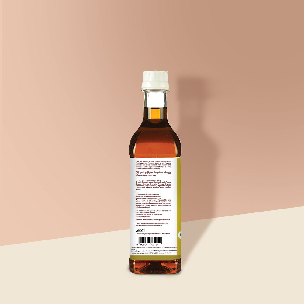 Pure Sure Organic Mustard Oil - 500 Ml