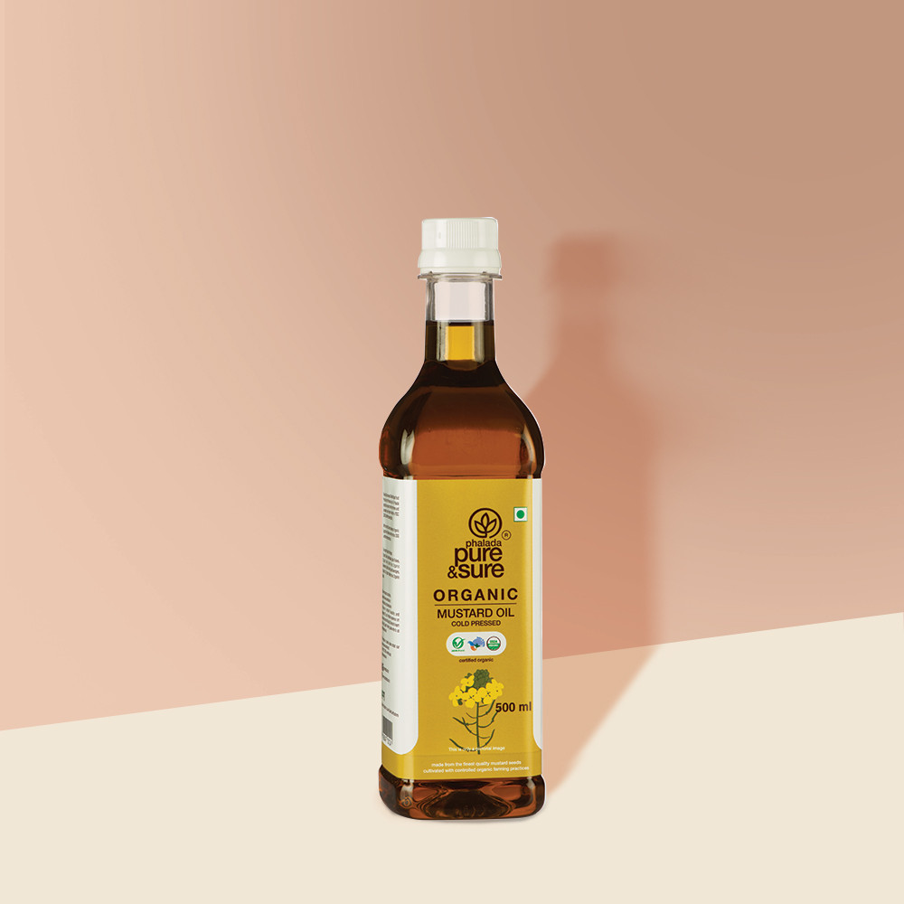 Pure Sure Organic Mustard Oil - 500 Ml