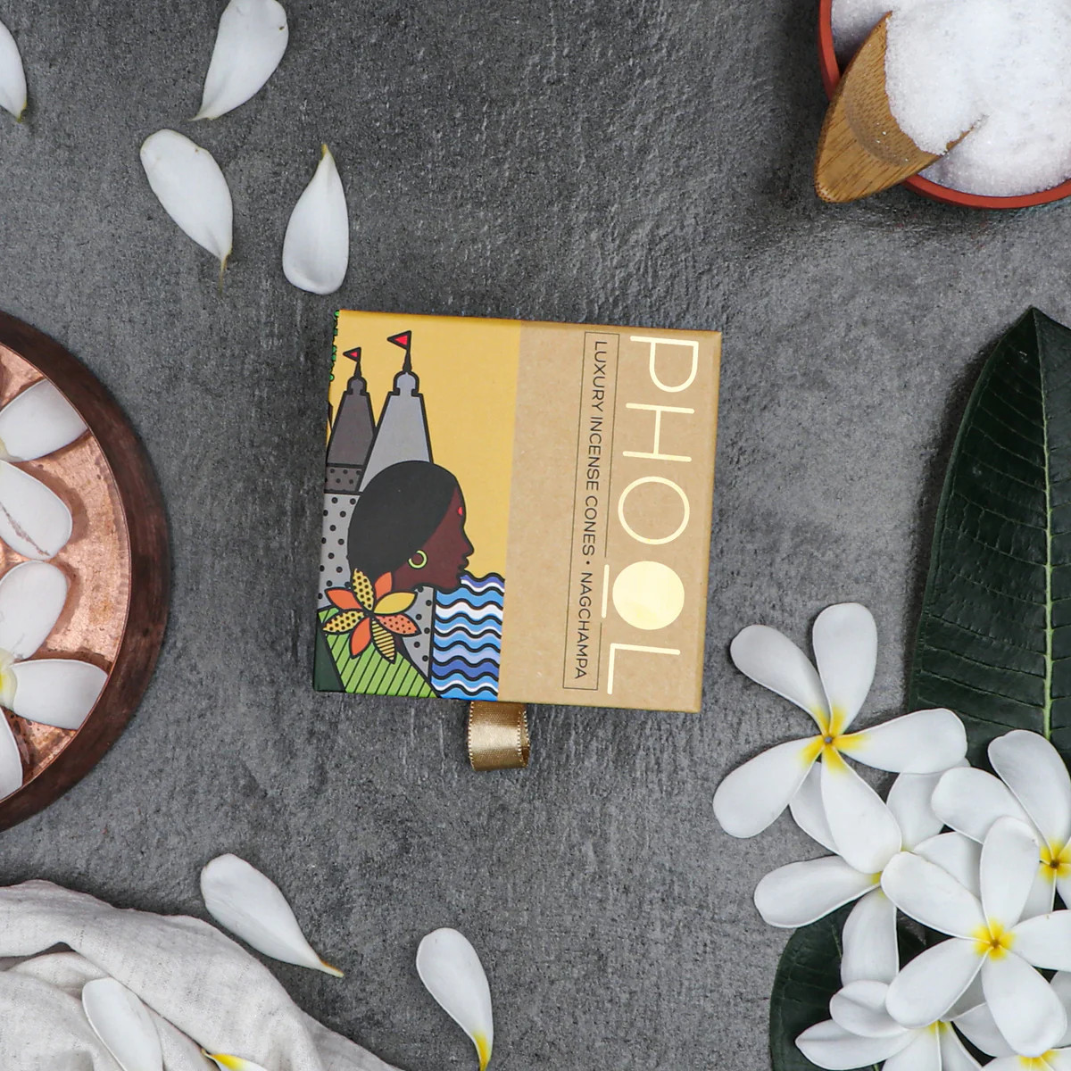 Phool Natural Incense Cones Nagchampa - 40 U