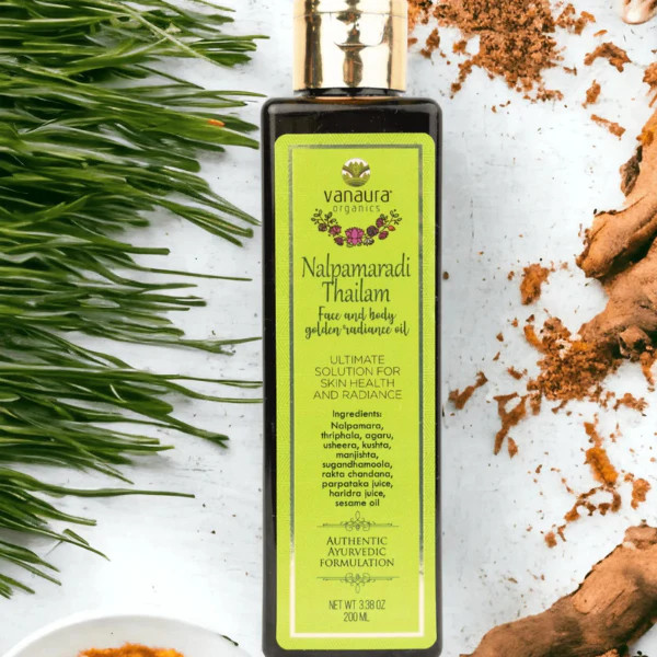 Nalpamaradi thailam face body golden radiance oil - 100 ml