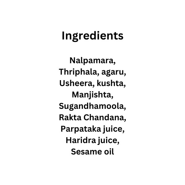 Nalpamaradi thailam face body golden radiance oil - 100 ml