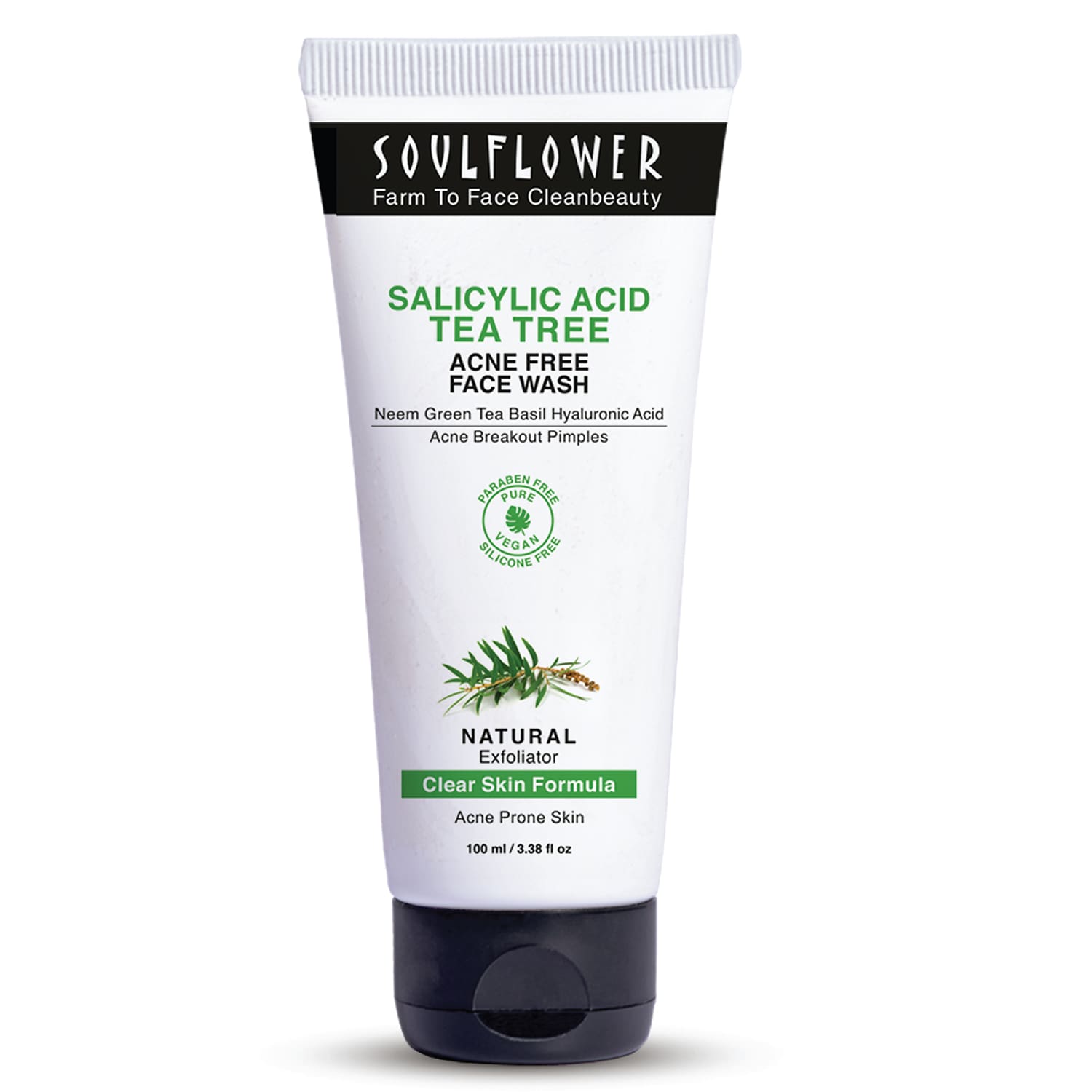 Salicylic Acid Tea Tree Acne Free Face Wash 100ml Tub