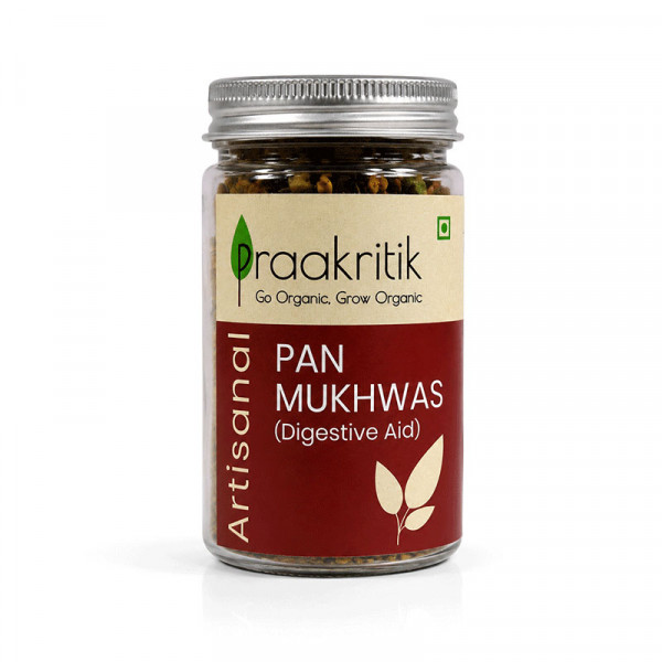 Image of Praakritik Natural Pan Mukhwas | Mouth Freshener | 100% Natural | Digestive | After-Meal Mukhwas | No Added Preservatives and Colors | 100Gm