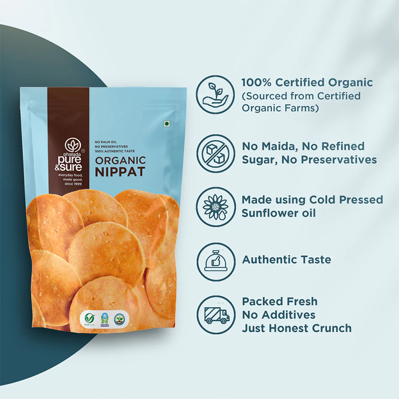 Pure  Sure Organic Nippat - 100 Gm