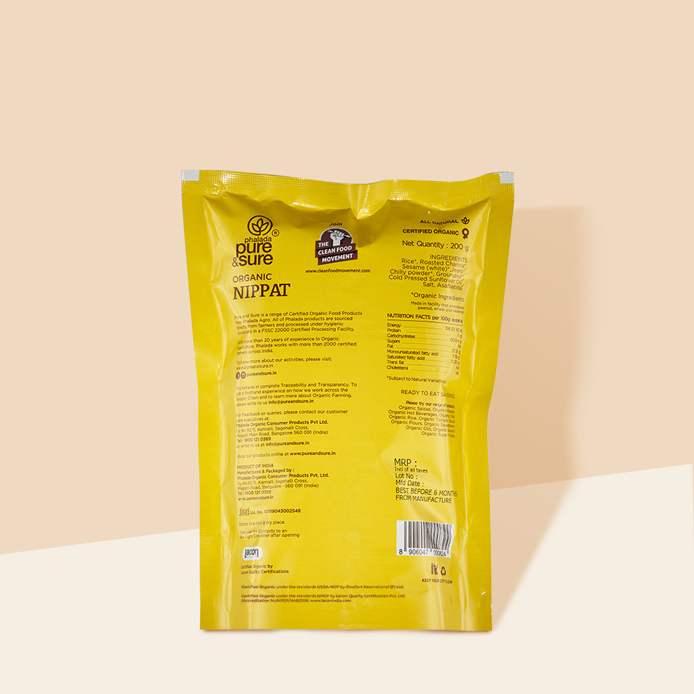 Pure  Sure Organic Nippat - 200 Gm