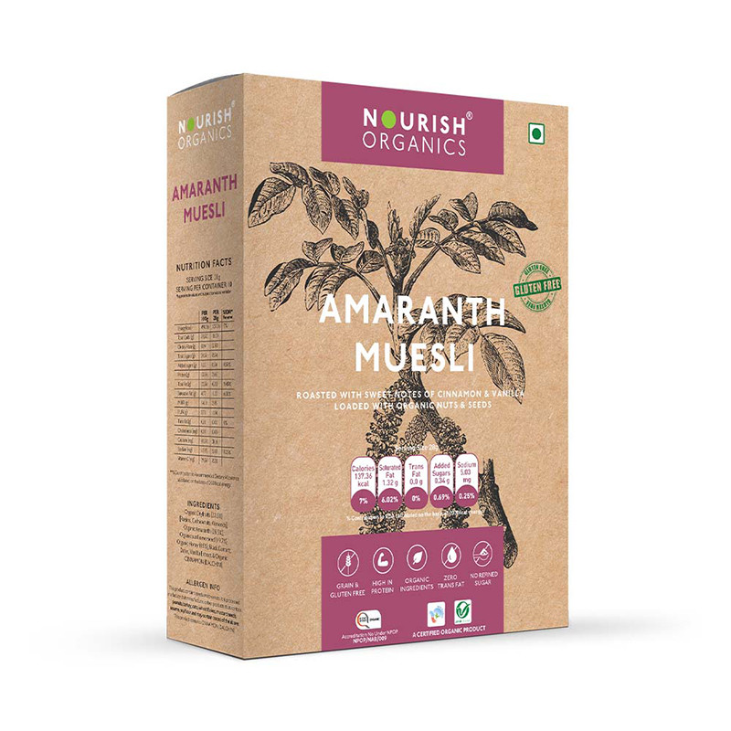Nourish Organics Amaranth Muesli 280g