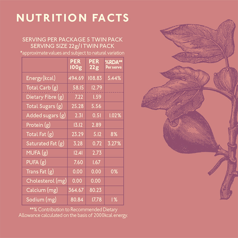 Nourish Organics Fig Amaranth Cookies Gluten-Free