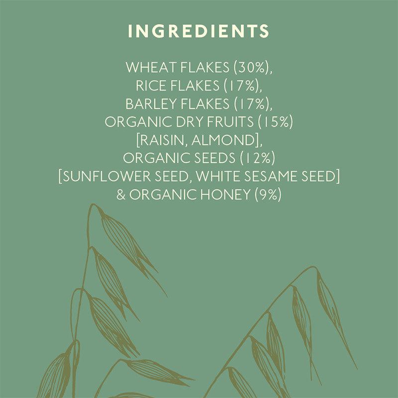 Nourish Organics Multigrain Muesli 300g