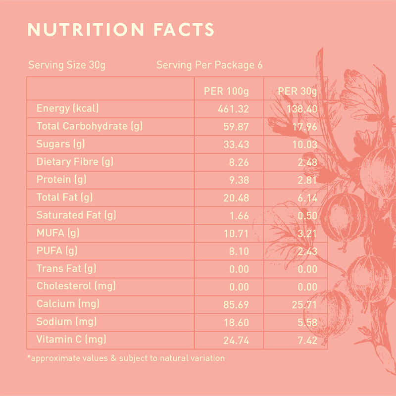 Nourish Organics Amla Cashews Bar 30g