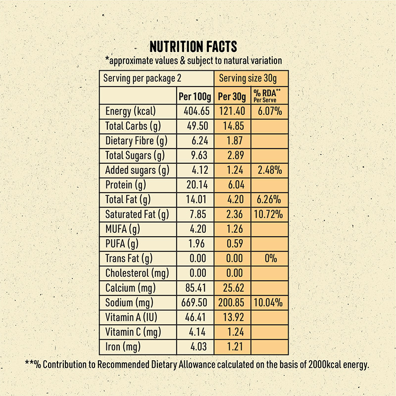 Nourish Organics Chickpea Puffs Spicy Mint 60g
