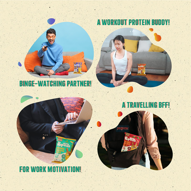 Nourish Organics Chickpea Puffs Spicy Mint 60g