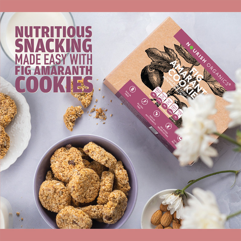 Nourish Organics Fig Amaranth Cookies Gluten-Free
