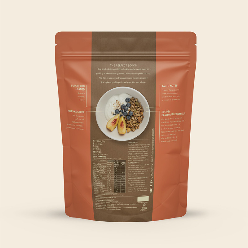 Nourish Organics Cinnamon Oats Granola 270g