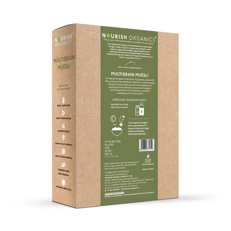 Nourish Organics Multigrain Muesli 300g
