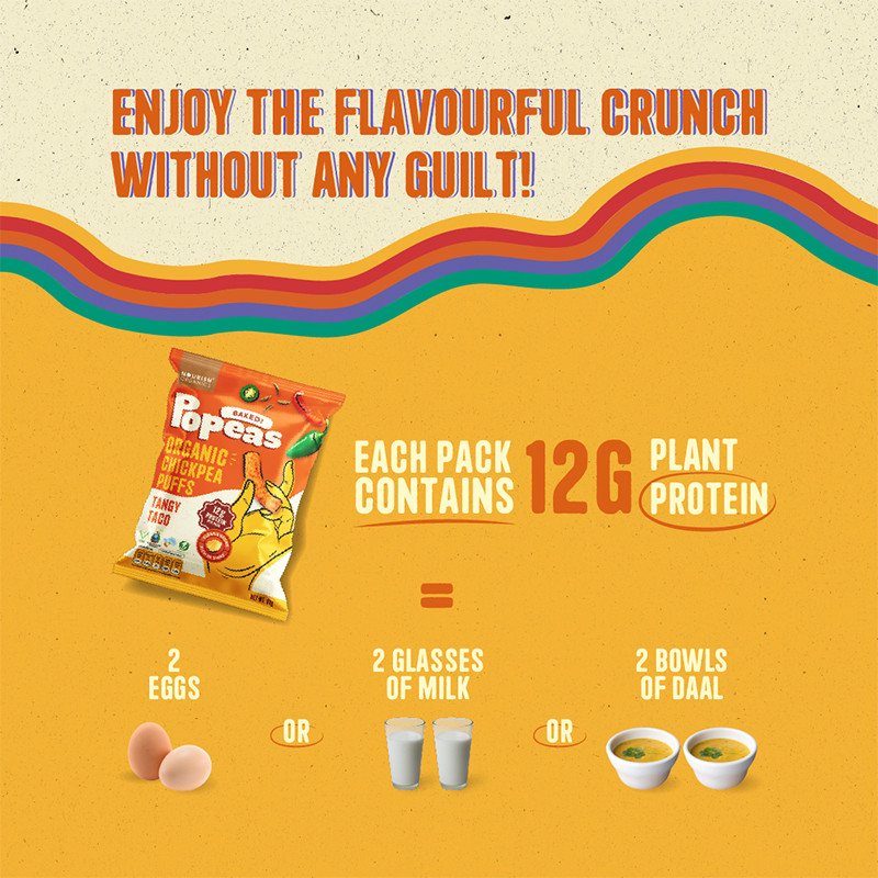 Nourish Organics Chickpea Puffs 60g
