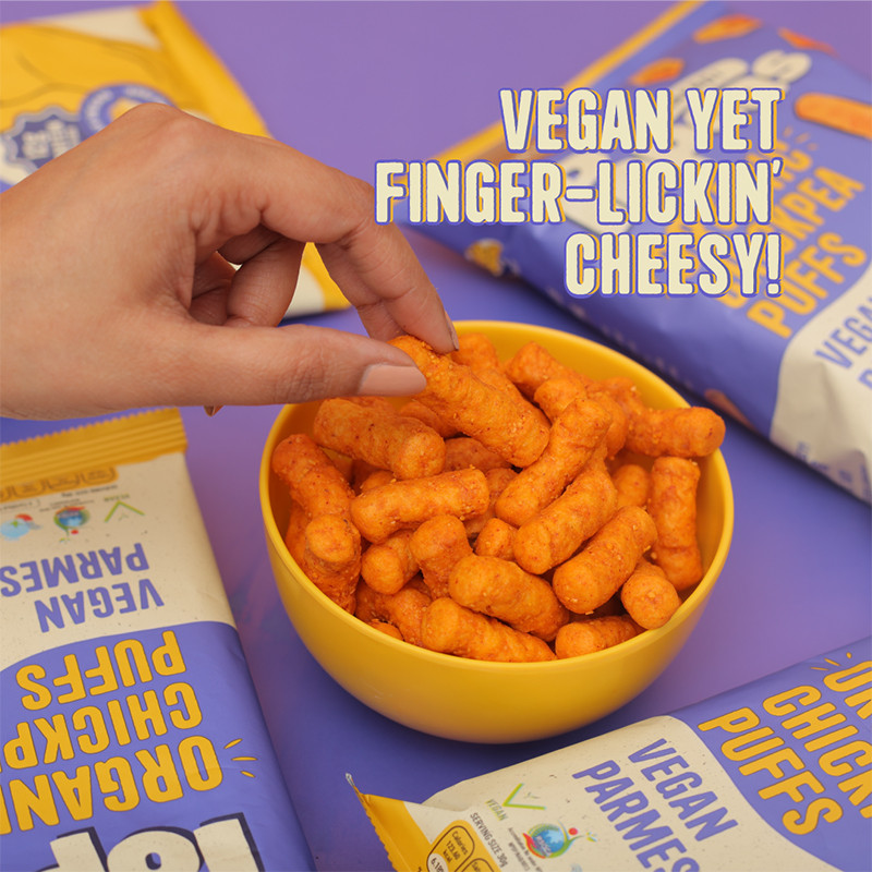 Nourish Organics Chickpea Puffs  Vegan Parmesan 60g