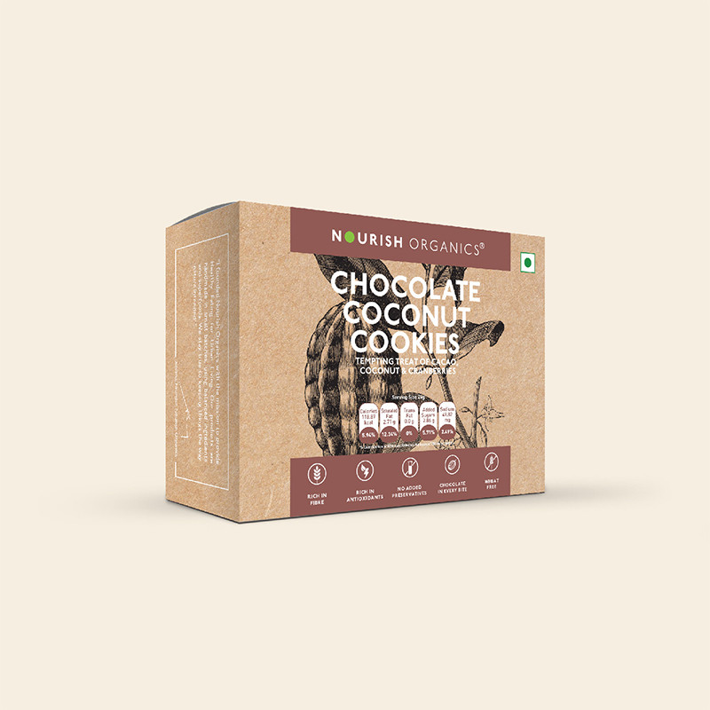 Nourish Organics Chocolate Coconut Cookies Wheat-Free