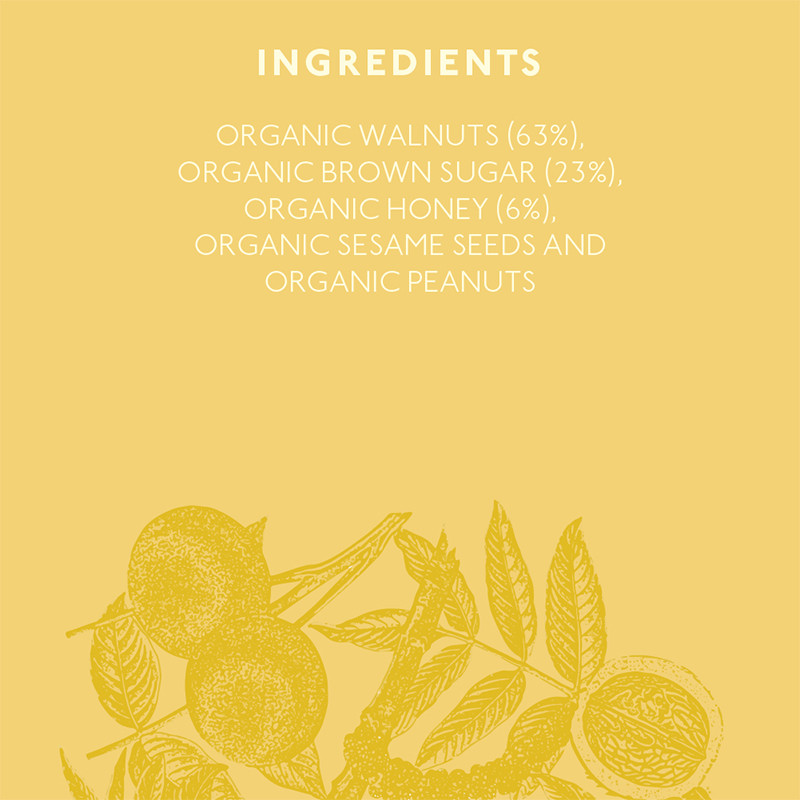 Nourish Organics Honey Roasted Walnuts 100g