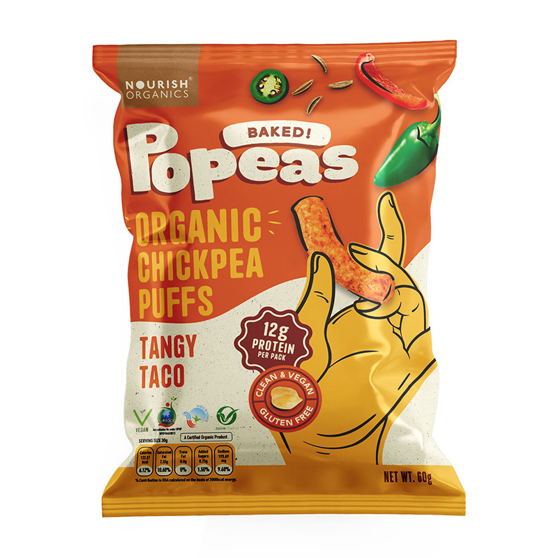 Nourish Organics Chickpea Puffs 60g