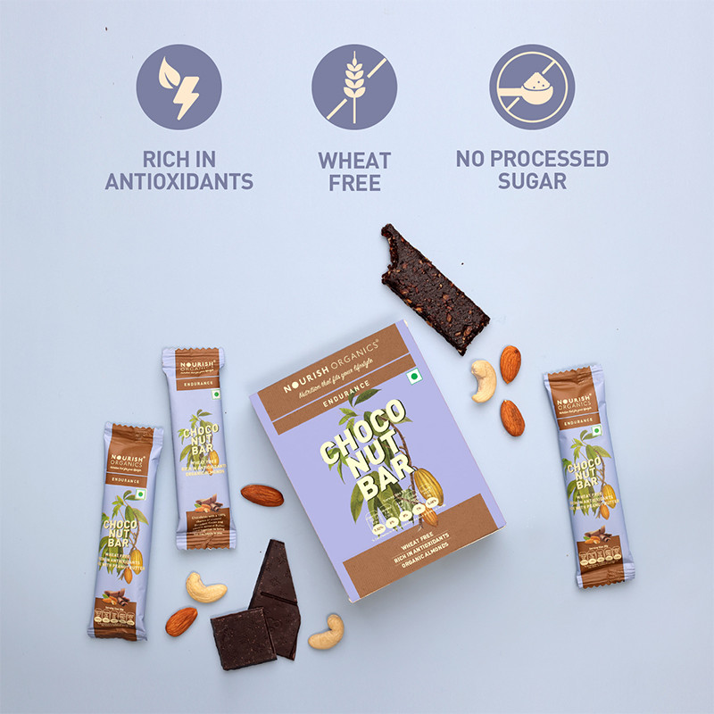 Nourish Organics Choco Nut Bar 30g