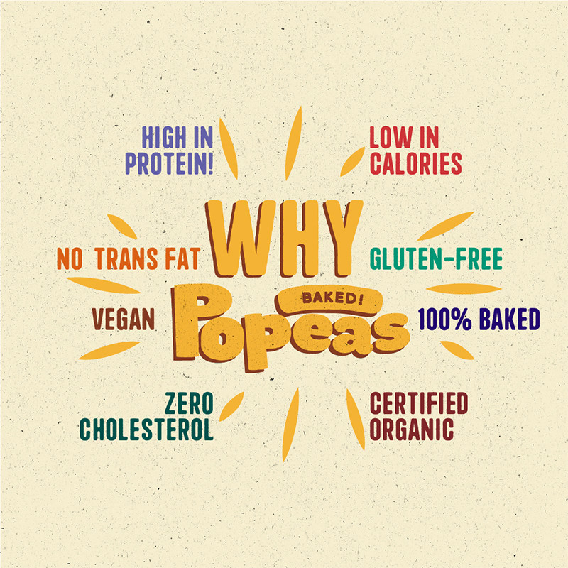 Nourish Organics Chickpea Puffs Spicy Mint 60g