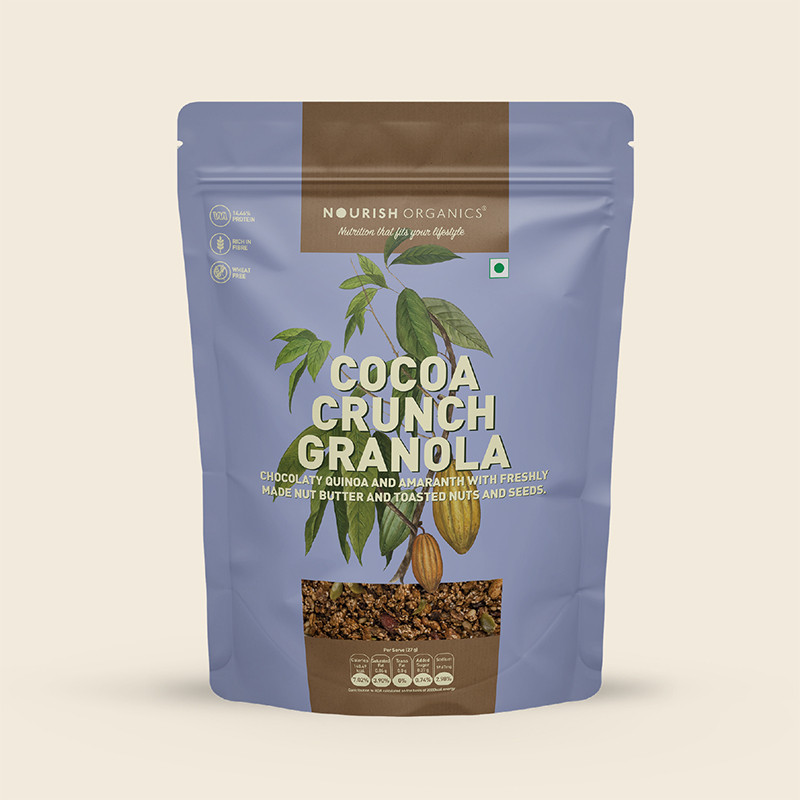 Nourish Organics Cocoa Crunch Granola 270g
