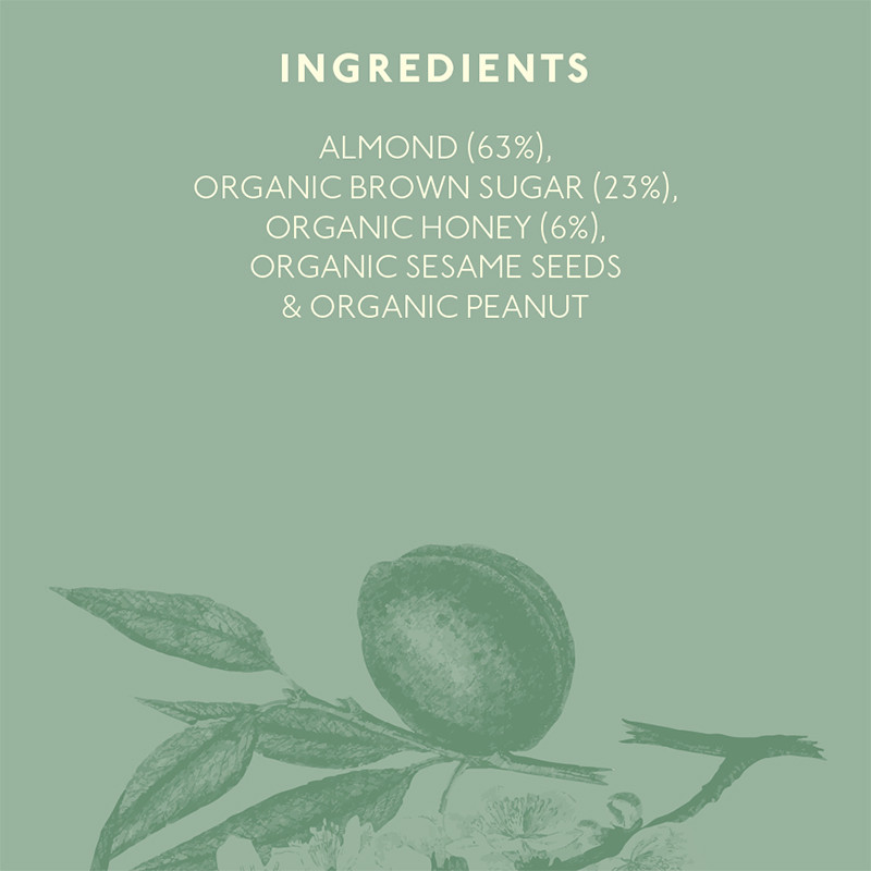 Nourish Organics Honey Roasted Almonds 100g