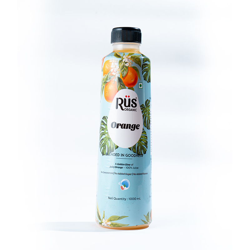 Rus Organic Orange Juice - 1 Ltr